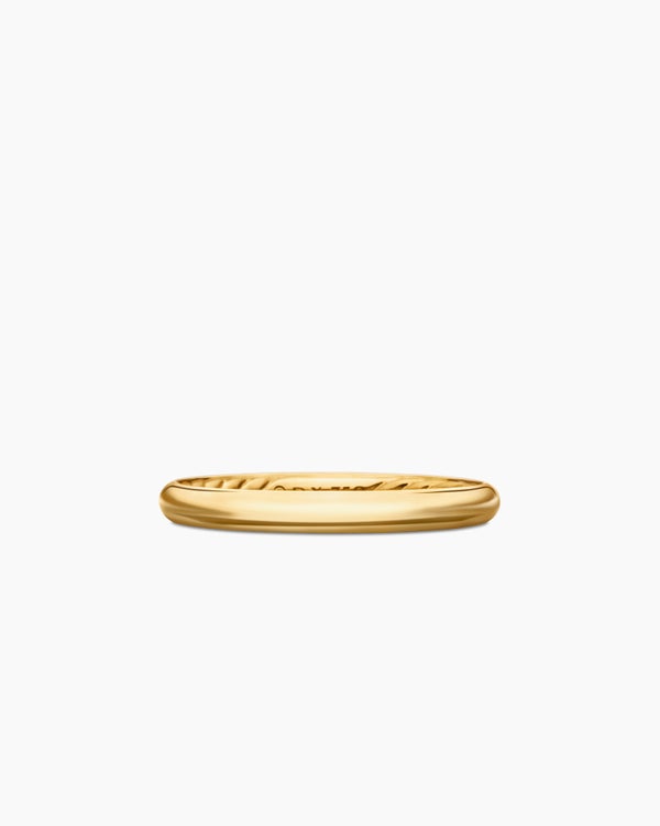 DY Eden Band Ring in 18K Yellow Gold, 2.5mm