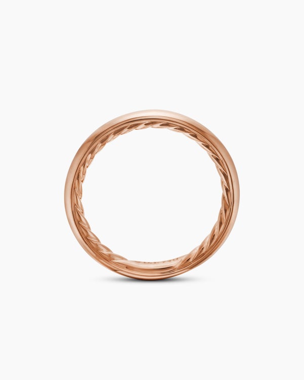 DY Eden Band Ring in 18K Rose Gold, 2.5mm