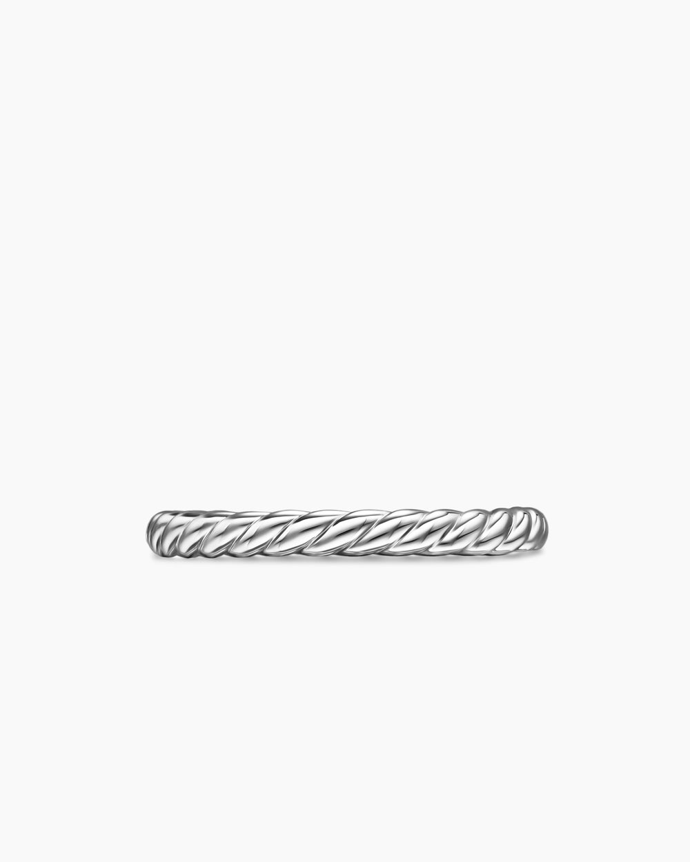 Anneau DY Cable en platine, 2,45 mm femmes