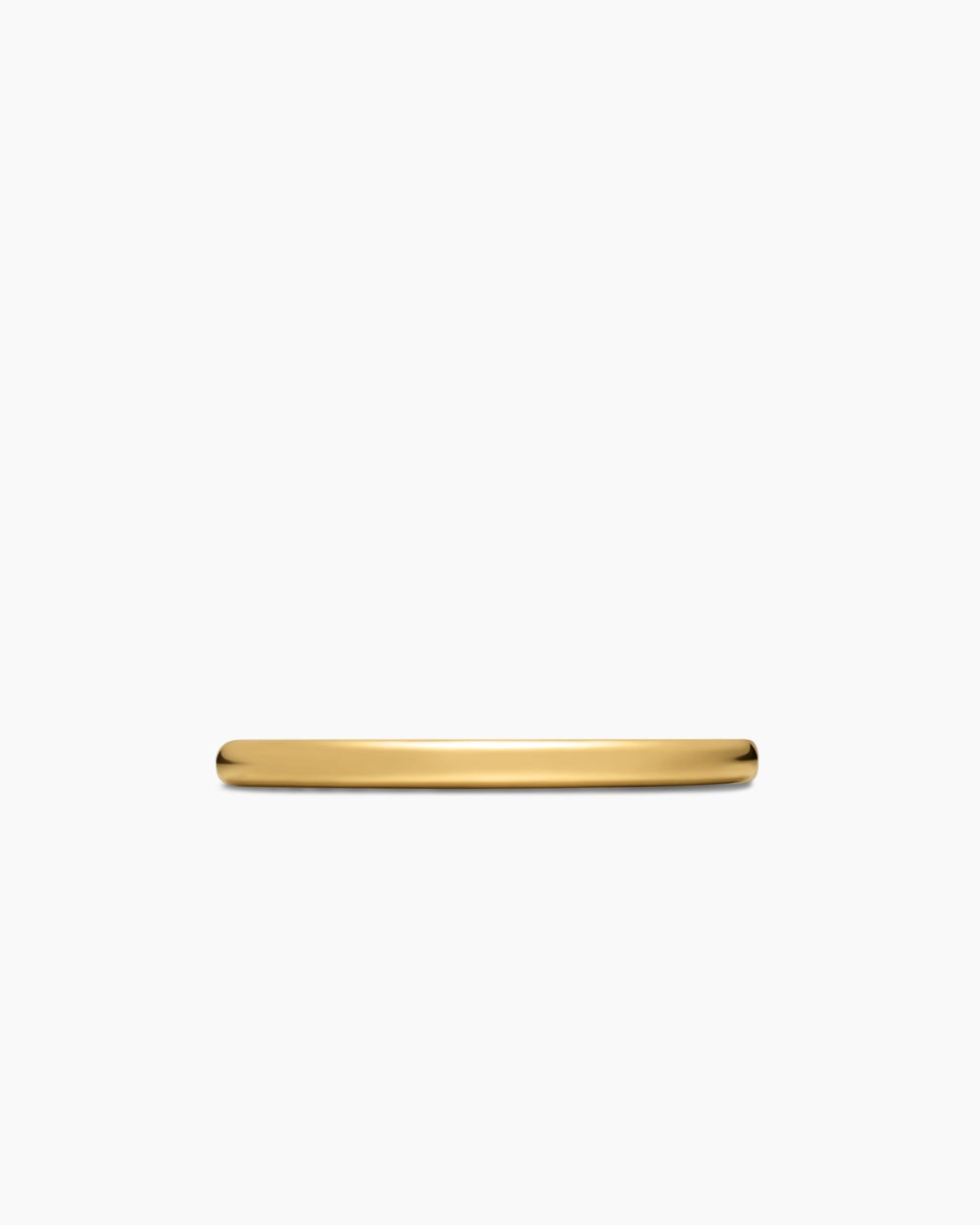 Womens DY Eden Band Ring in 18K Yellow Gold, 2mm