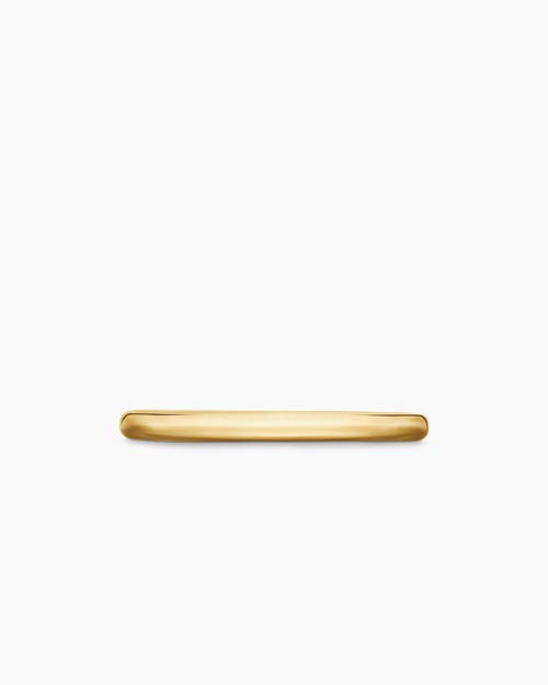 Womens DY Eden Band Ring in 18K Yellow Gold, 2mm