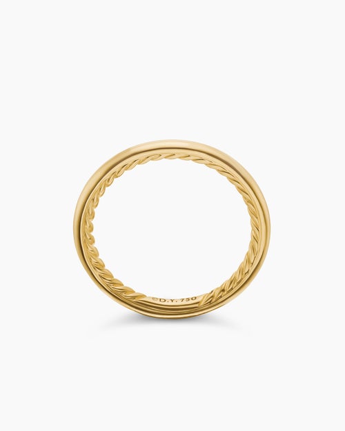 Womens DY Eden Band Ring in 18K Yellow Gold, 2mm