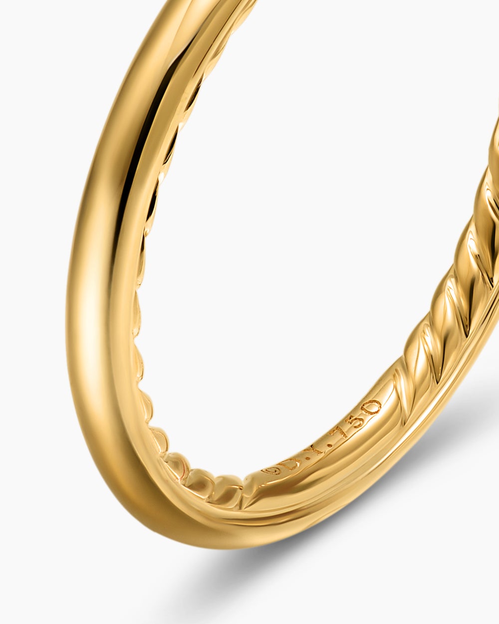 Womens DY Eden Band Ring in 18K Yellow Gold, 2mm