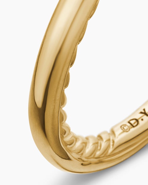 Womens DY Eden Band Ring in 18K Yellow Gold, 2mm