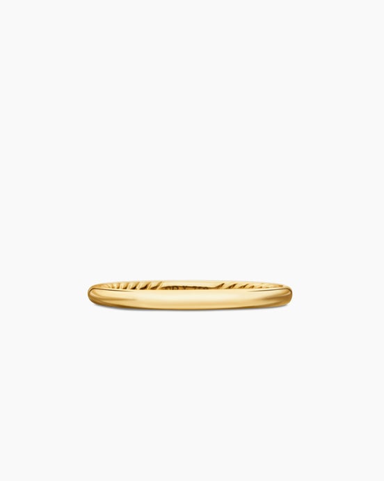 DY Eden Band Ring in 18K Yellow Gold, 2mm