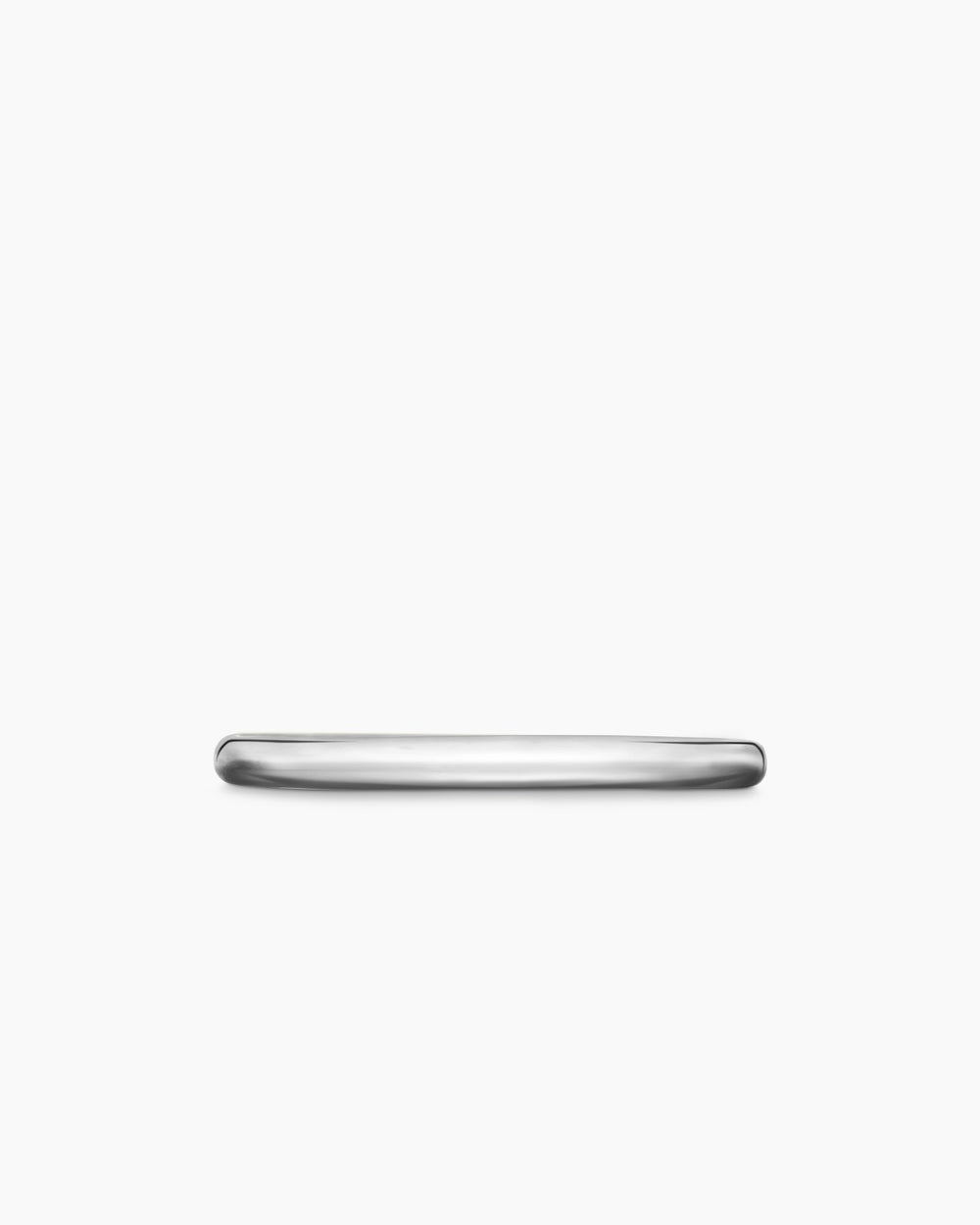 Anneau DY Eden en platine, 2 mm femmes