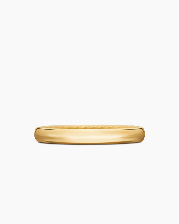 DY Eden Partway Band Ring in 18K Yellow Gold with Diamonds, 2.8mm