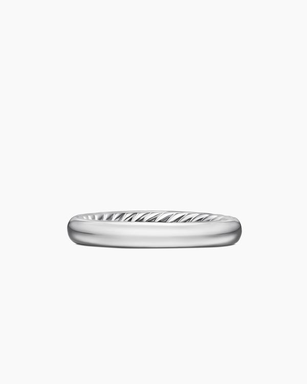 DY Eden Partway Band Ring in Platinum, 2.8mm
