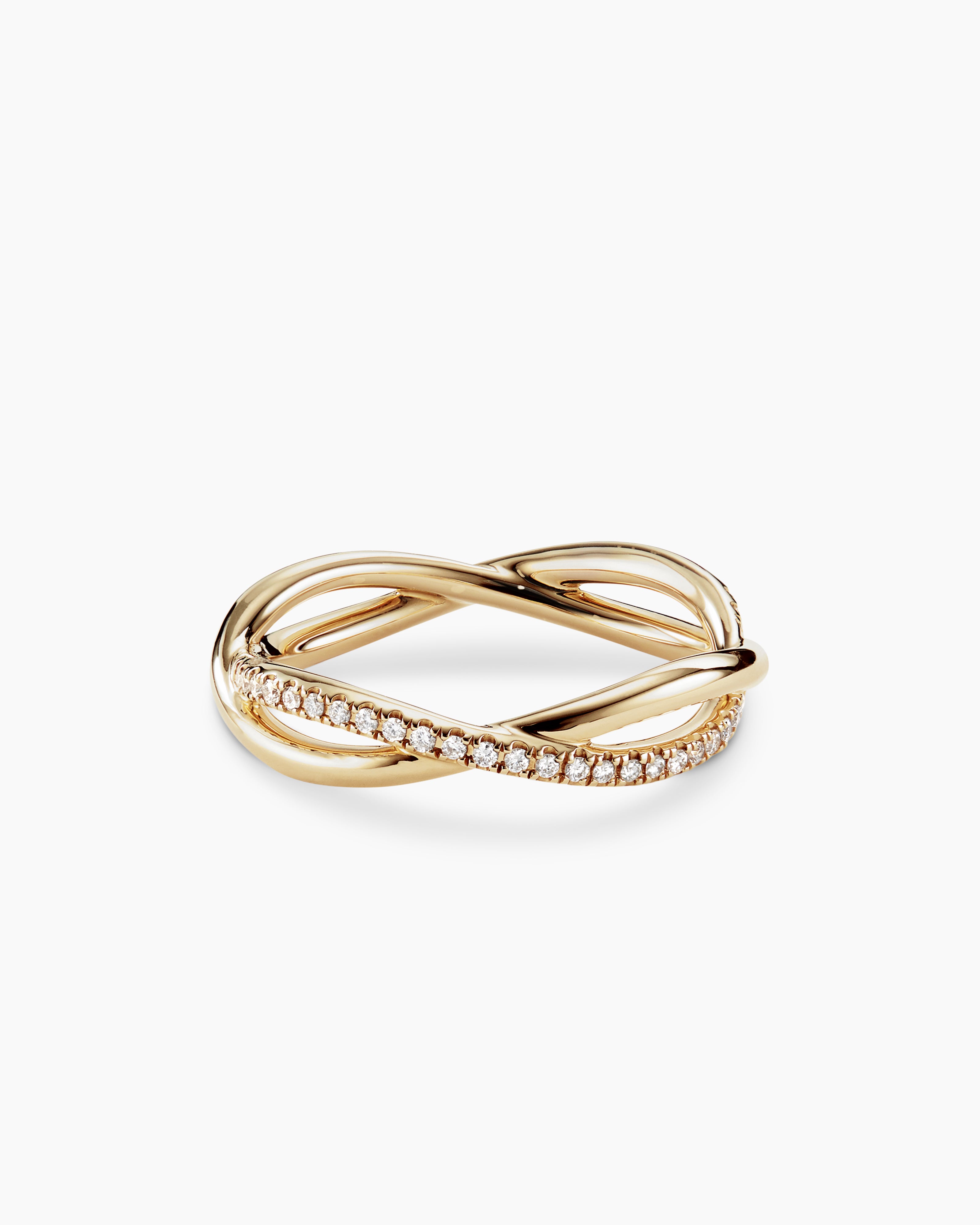 18ct White Gold Diamond Infinity Ring | 0116526 | Beaverbrooks the Jewellers