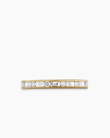 DY Eden Partway Alternating Diamond Band Ring in 18K Yellow Gold, 2.8mm