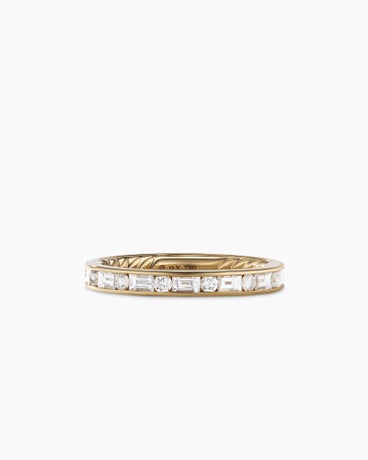 DY Eden Partway Alternating Diamond Band Ring in 18K Yellow Gold, 2.8mm