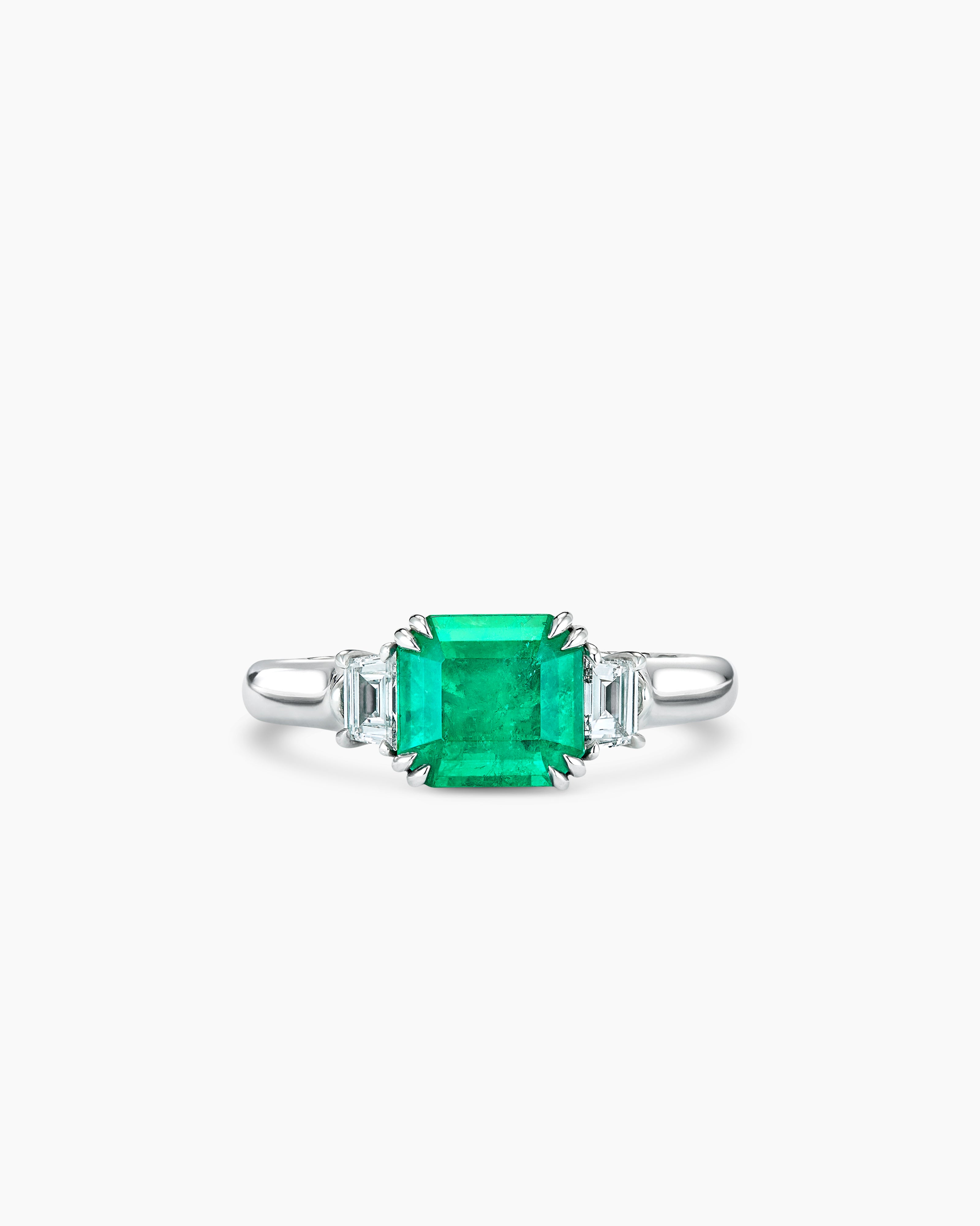 David yurman emerald deals engagement rings