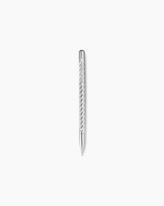 Cable Pencil in Sterling Silver with Black Onyx