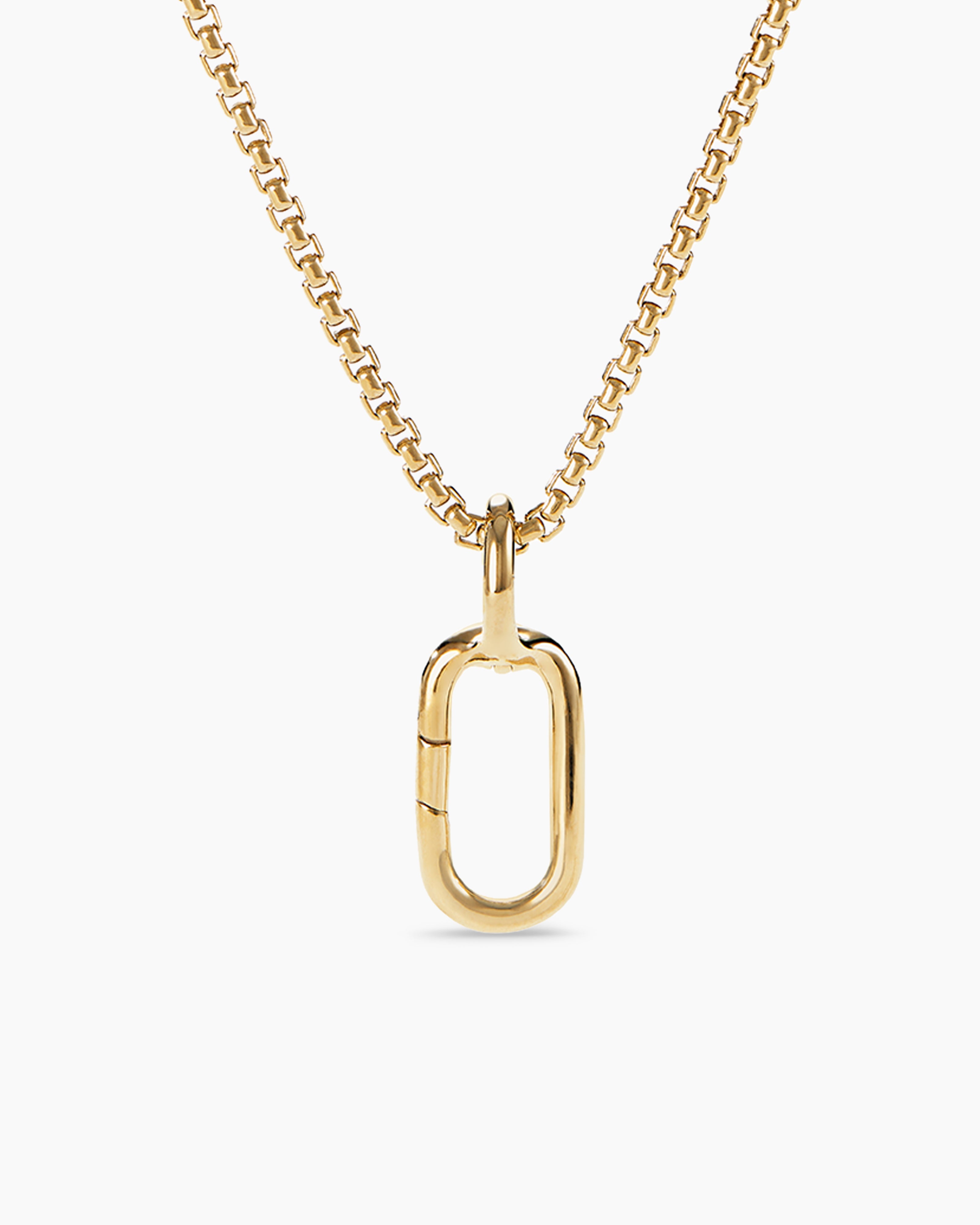 Womens Lexington Amulet Holder in 18K Yellow Gold, 21mm