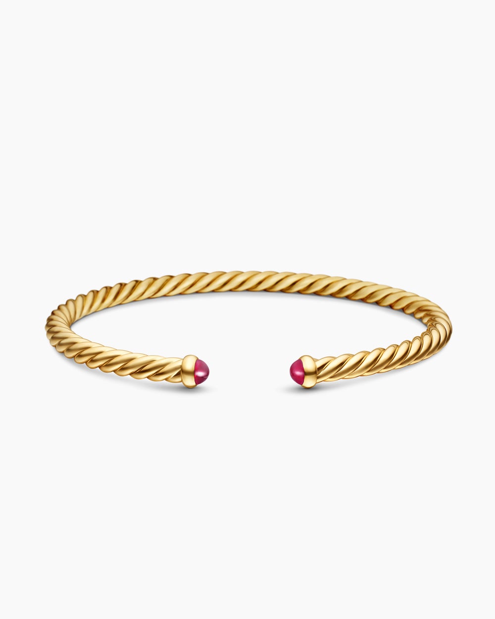 Womens Cablespira Flex Bracelet in 18ct Yellow Gold, 4mm