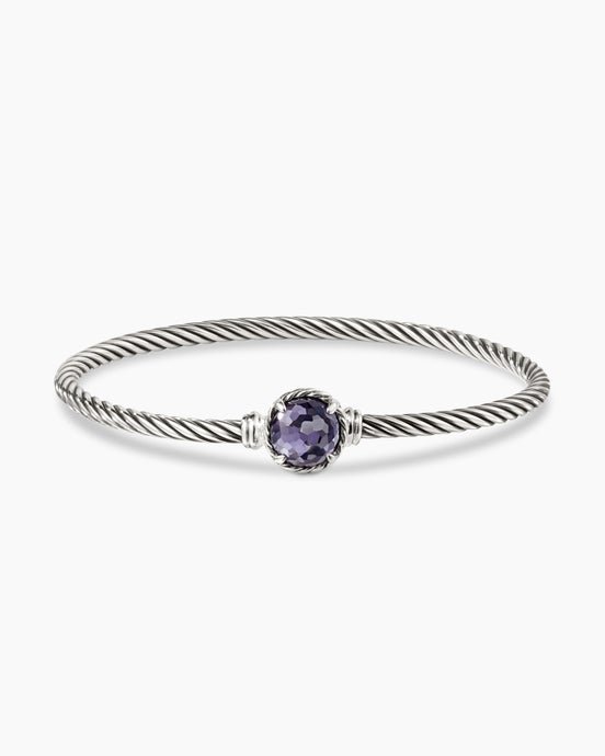 Petite Chatelaine Bracelet in Sterling Silver, 3mm