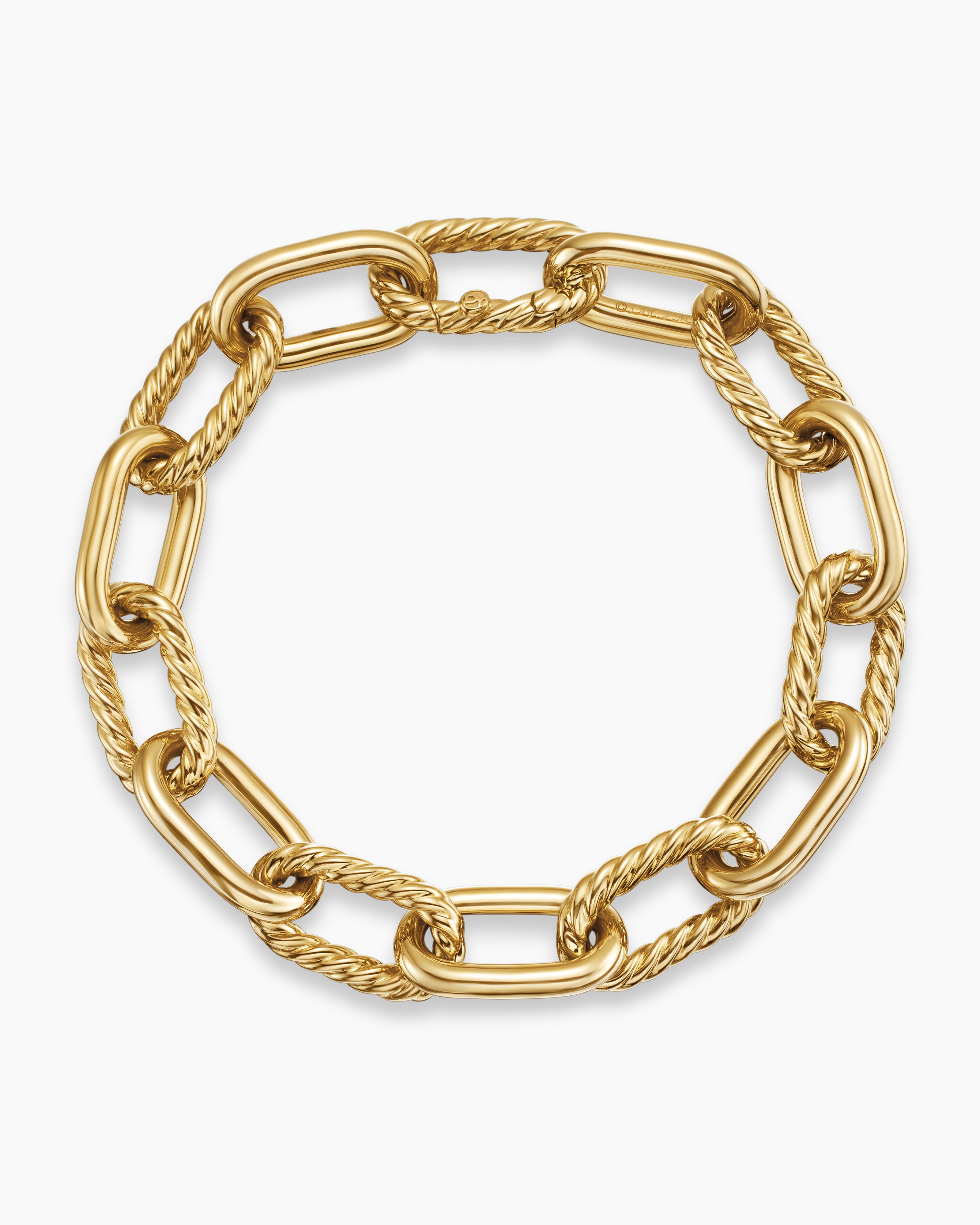 DY Madison Chain Bracelet in 18K Yellow Gold, 11mm | David Yurman