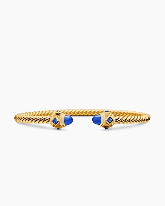 Renaissance Cablespira Flex Bracelet in 18K Yellow Gold, 3.5mm
