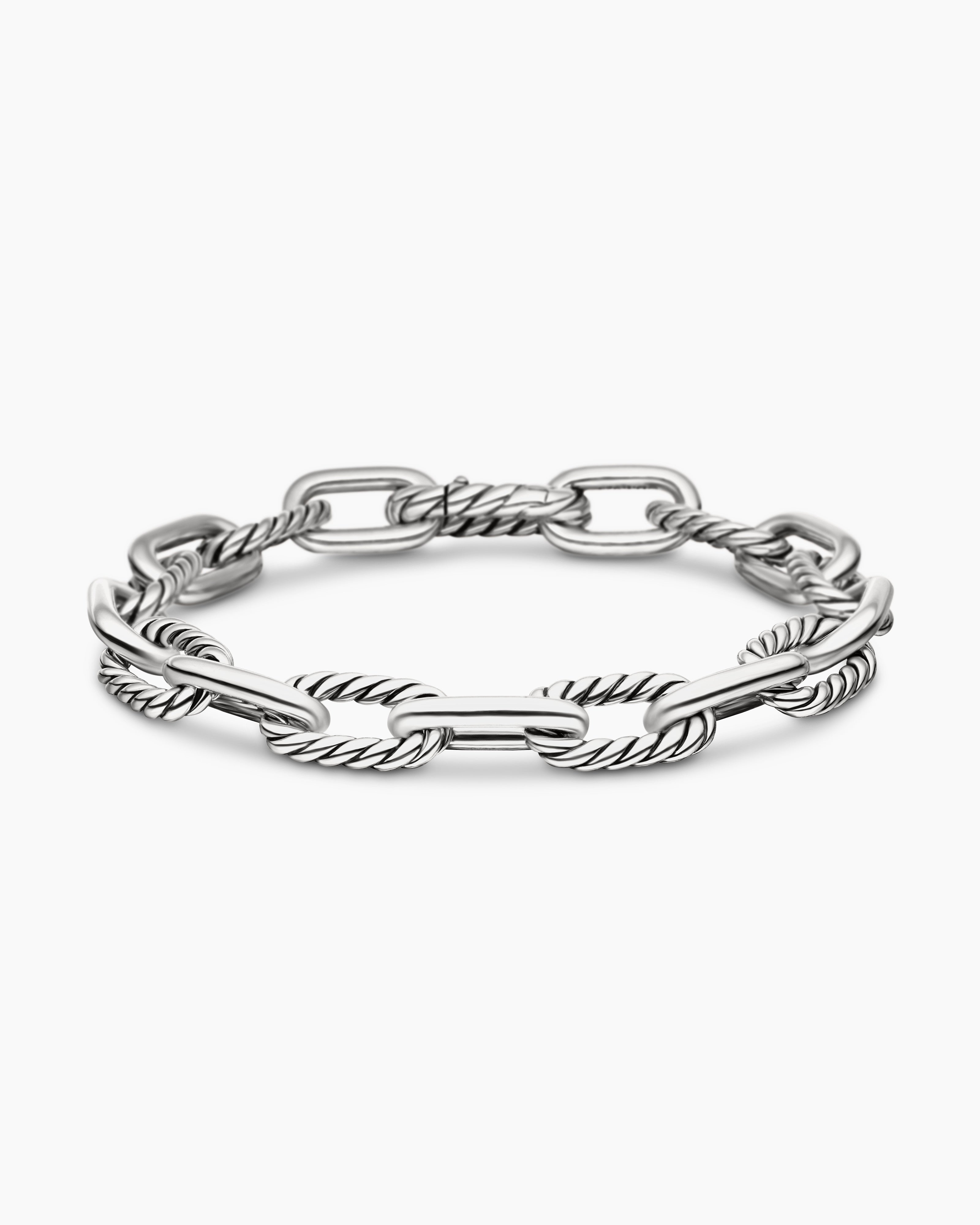 Womens DY Madison Chain Bracelet in Sterling Silver, 8.5mm