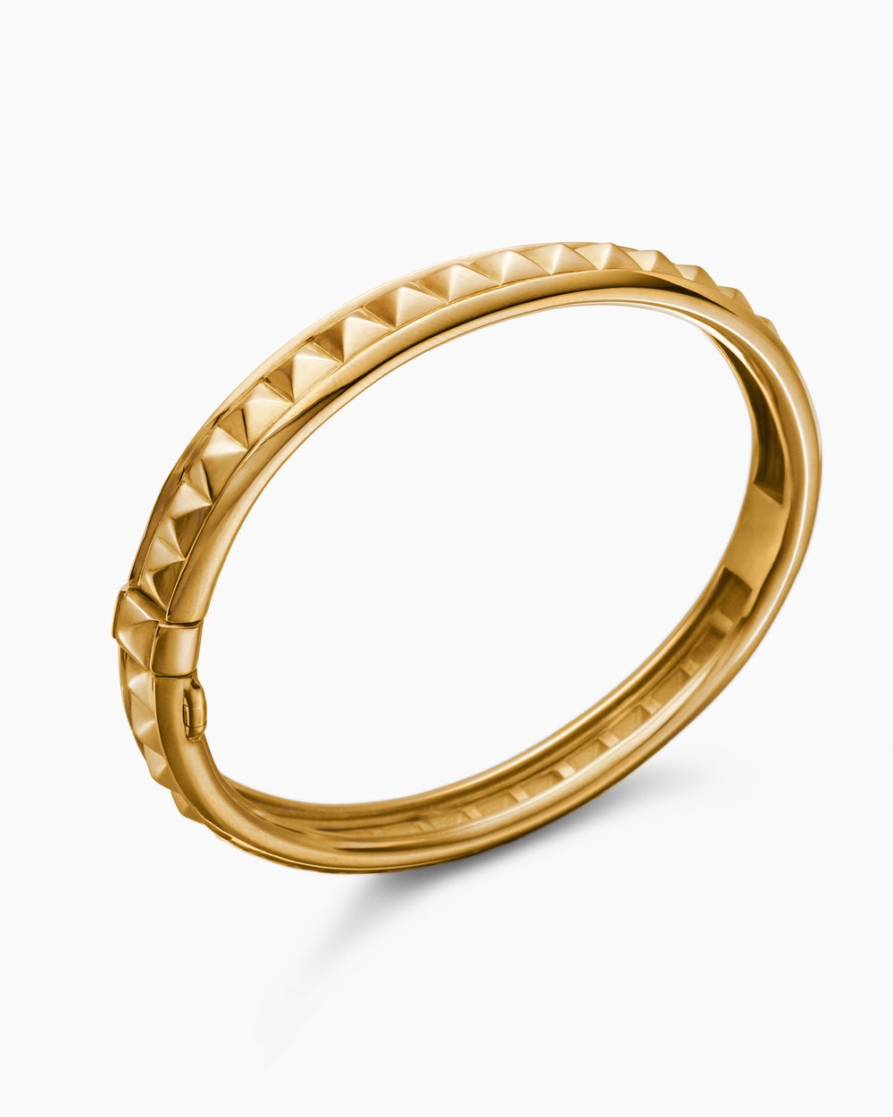 Womens Modern Renaissance® Pyramid Bracelet in 18K Yellow Gold, 8mm