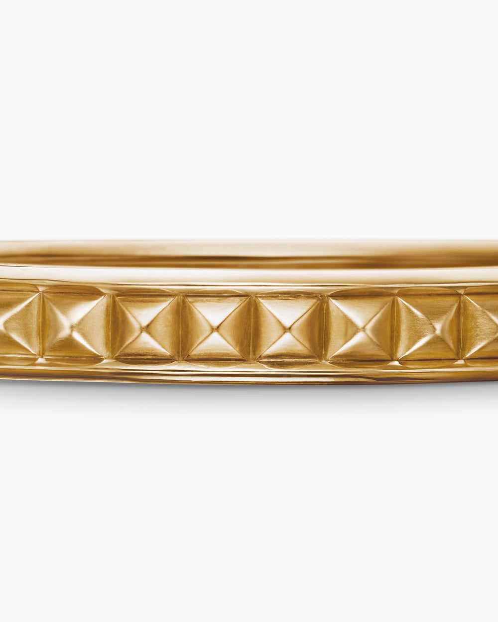 Womens Modern Renaissance® Pyramid Bracelet in 18K Yellow Gold, 8mm