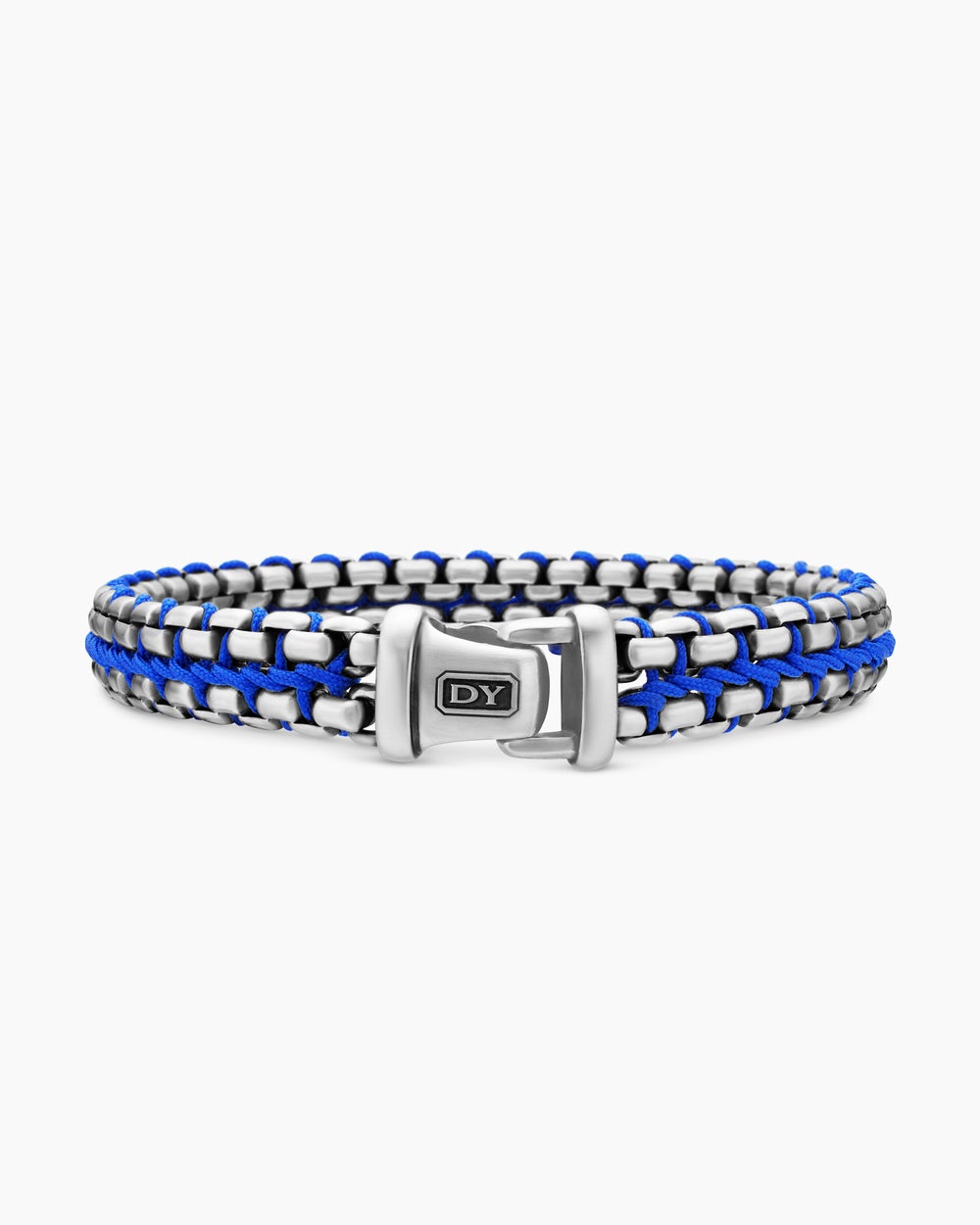 Bracelet Box Chain tissé en argent sterling, 12 mm hommes