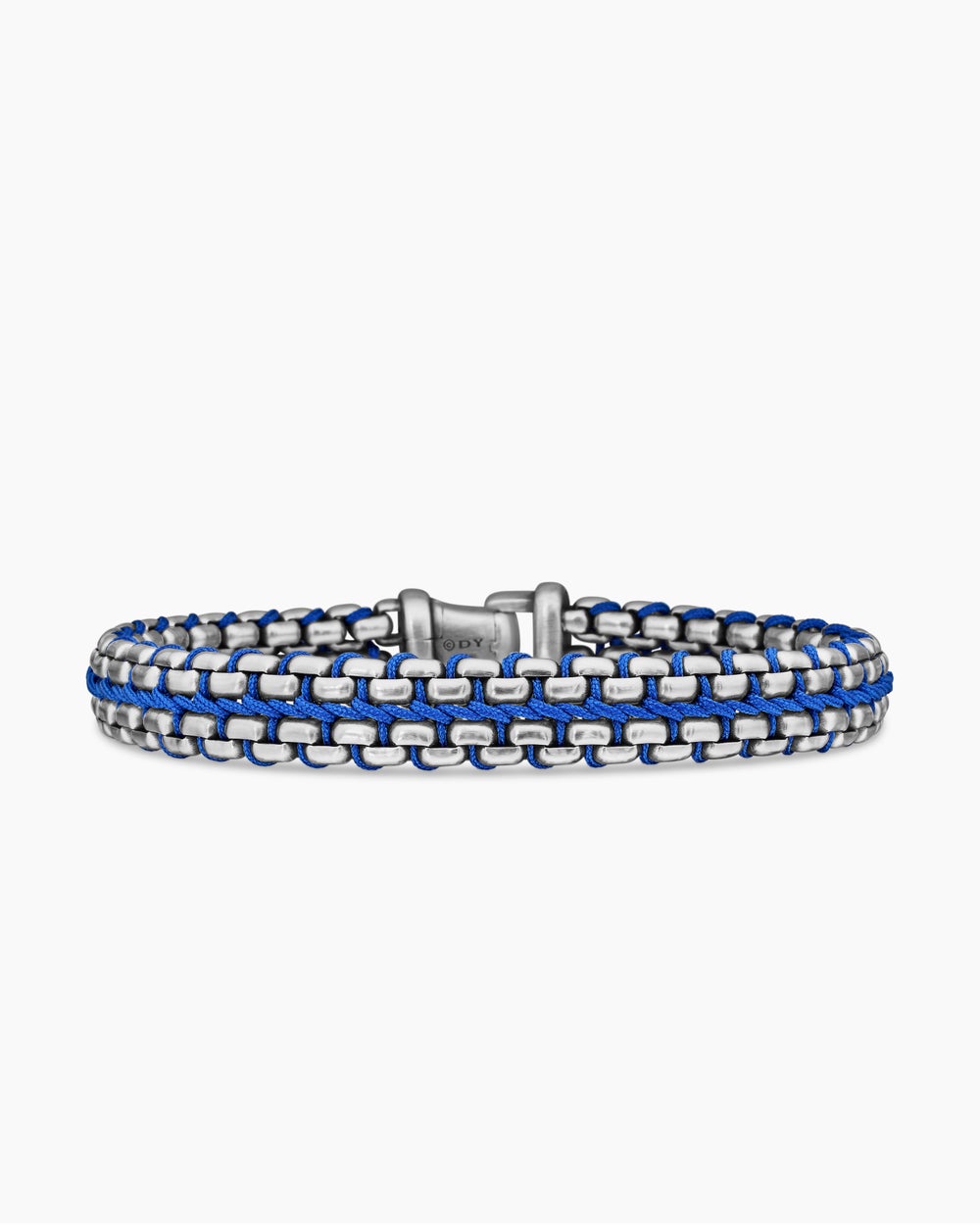 Bracelet Box Chain tissé en argent sterling, 12 mm hommes