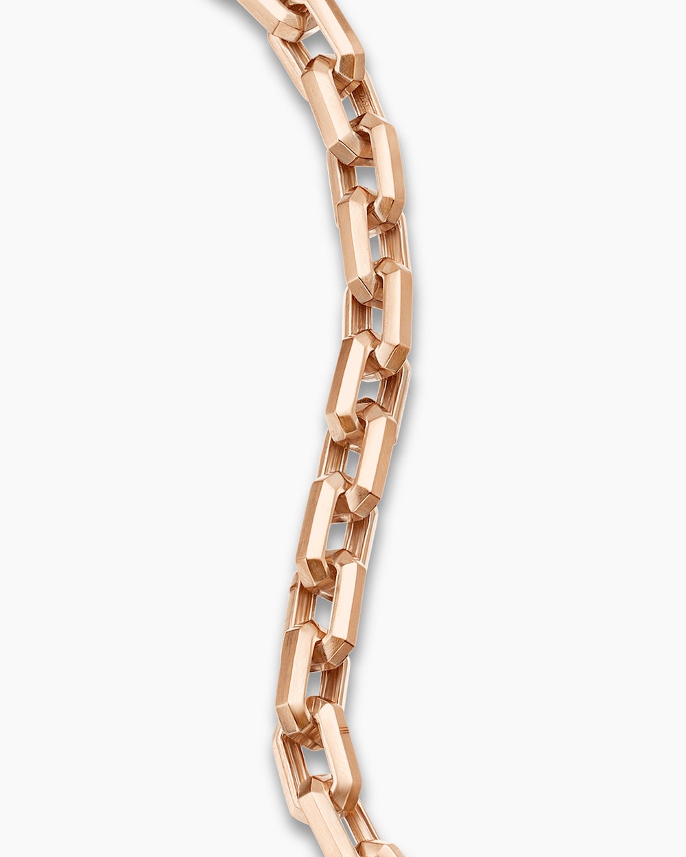 Mens Streamline® Heirloom Chain Link Bracelet in 18ct Rose Gold, 7.5mm
