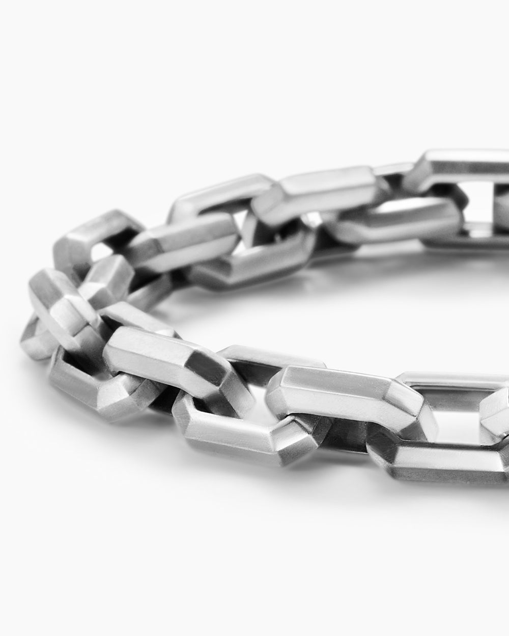 Mens Streamline® Heirloom Chain Link Bracelet in Platinum, 7.5mm