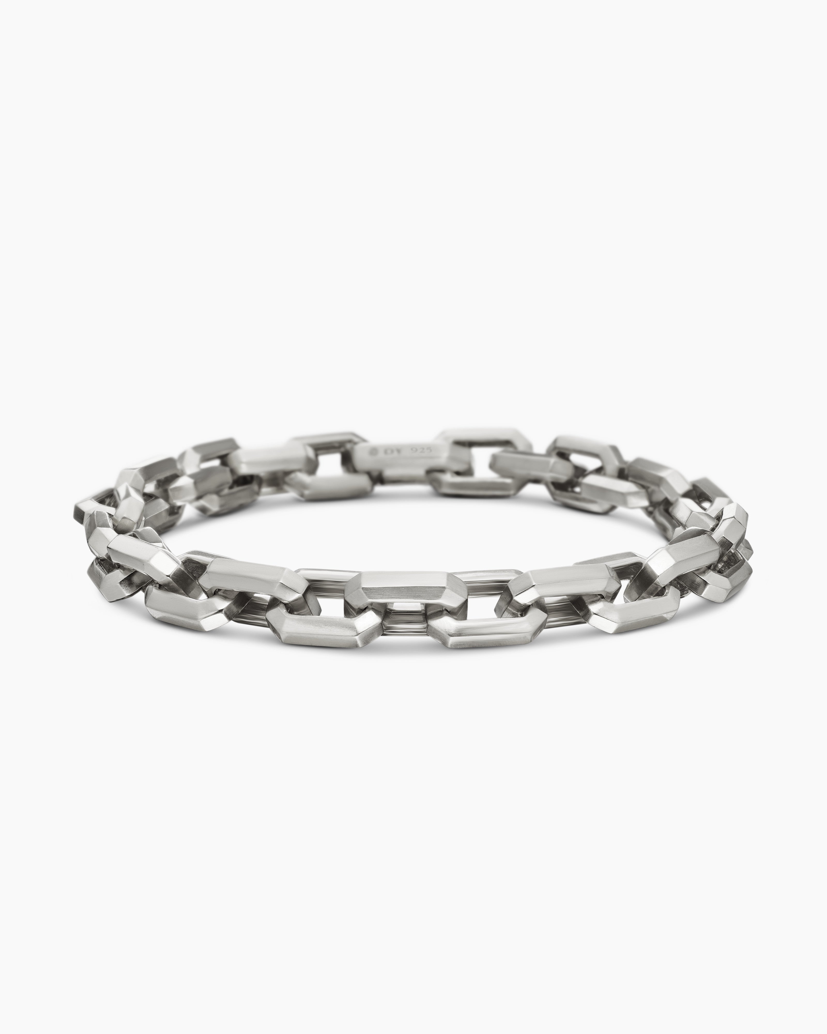 Bracelet &agrave; maillons Heirloom Streamline en argent sterling, 7,5 mm hommes 