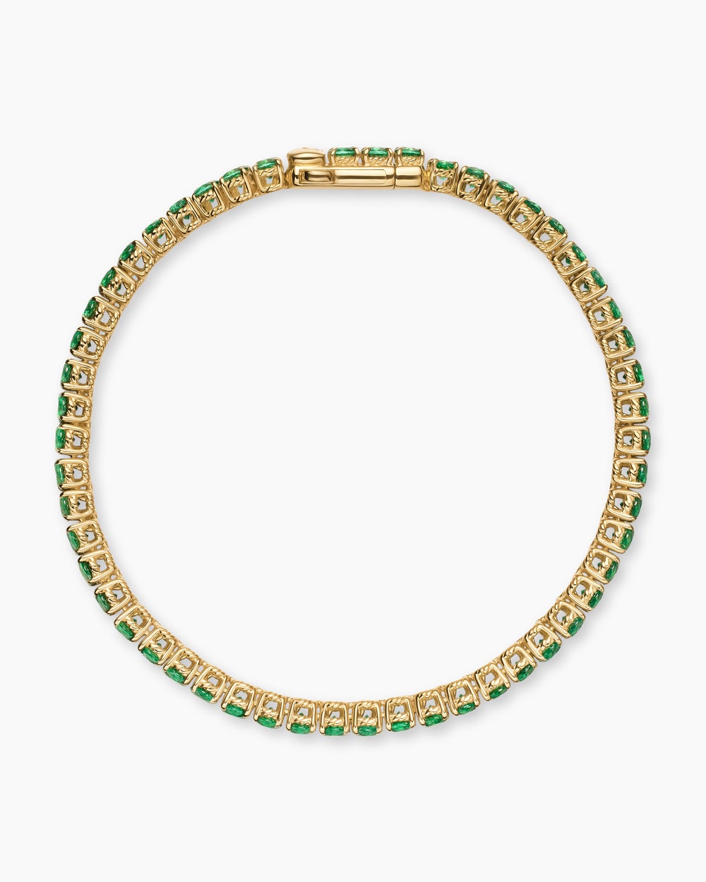 Womens Tennis Bracelet in 18K Yellow Gold, 3mm