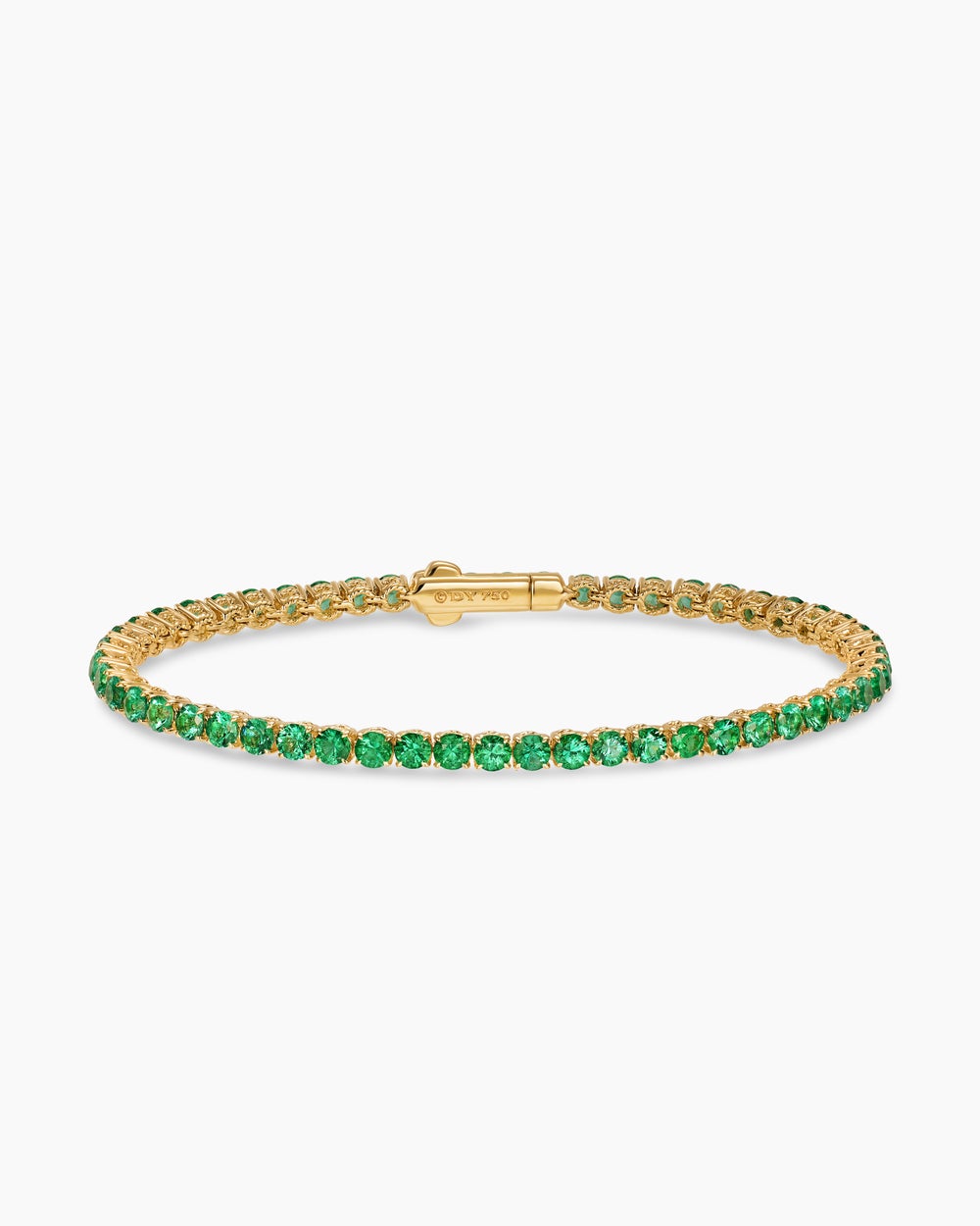 Womens Tennis Bracelet in 18K Yellow Gold, 3mm