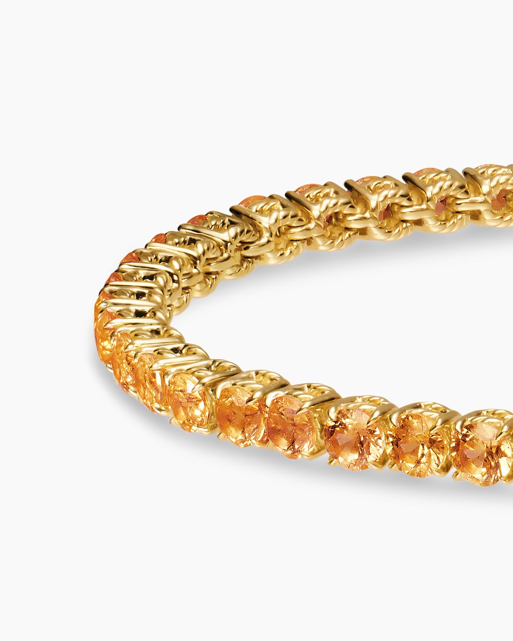 Womens Tennis Bracelet in 18K Yellow Gold, 3mm