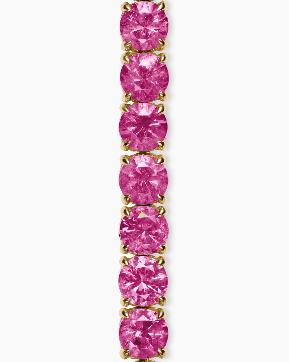 Womens Tennis Bracelet in 18K Yellow Gold, 3mm