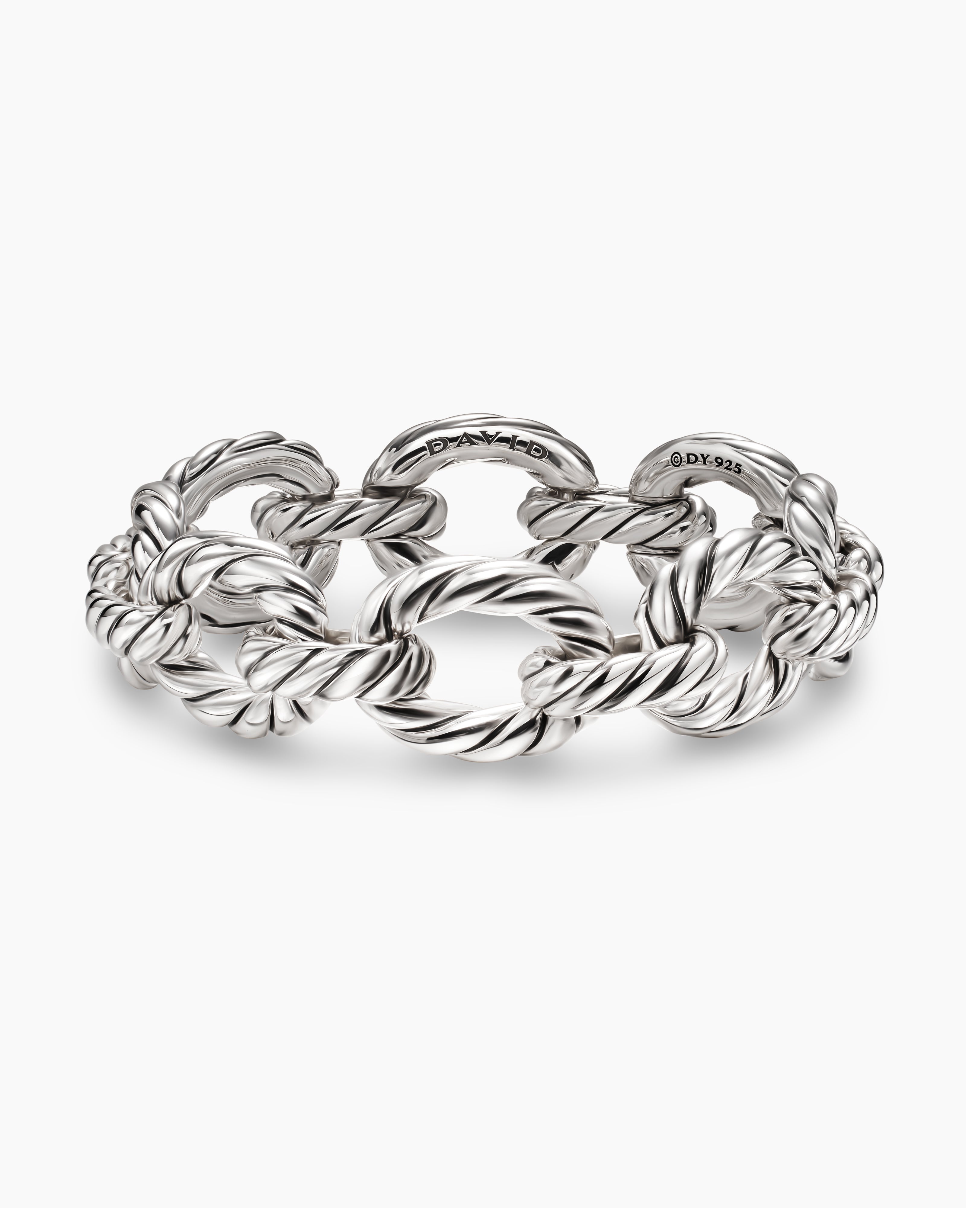 David Yurman Sculpted Cable Oval Link Bracelet | David Yurman