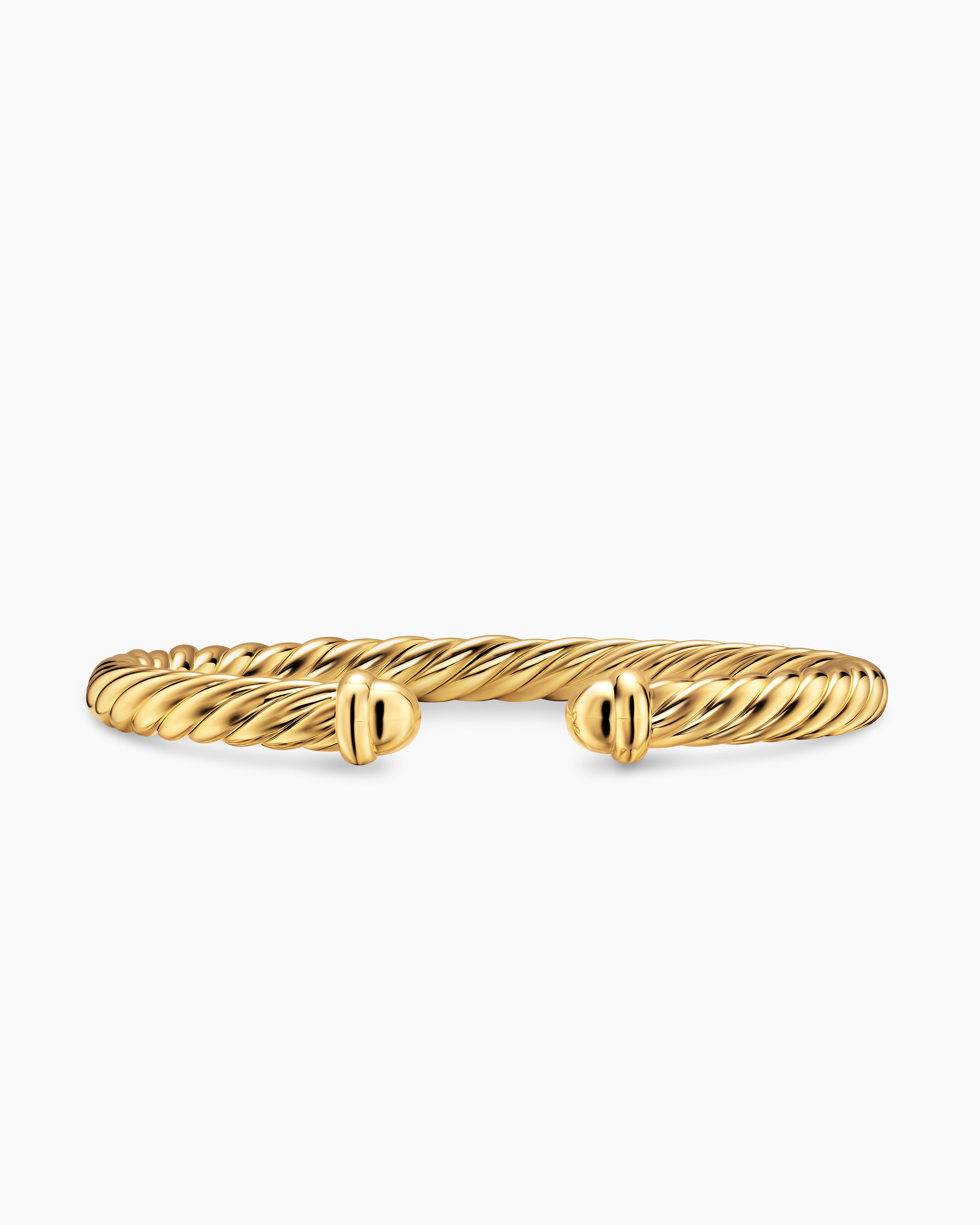 Bracelet Cablespira&reg; Flex en or jaune 18 carats, 6 mm femme 