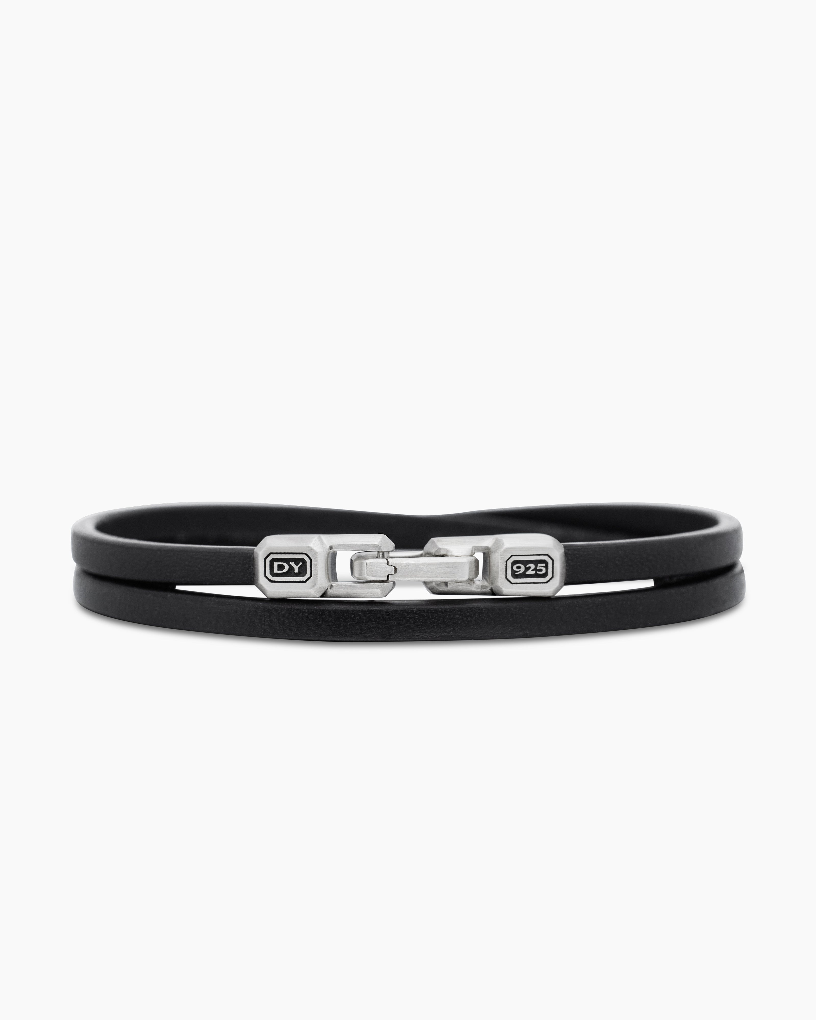 Men's Streamline Double Wrap Leather Bracelet | David Yurman