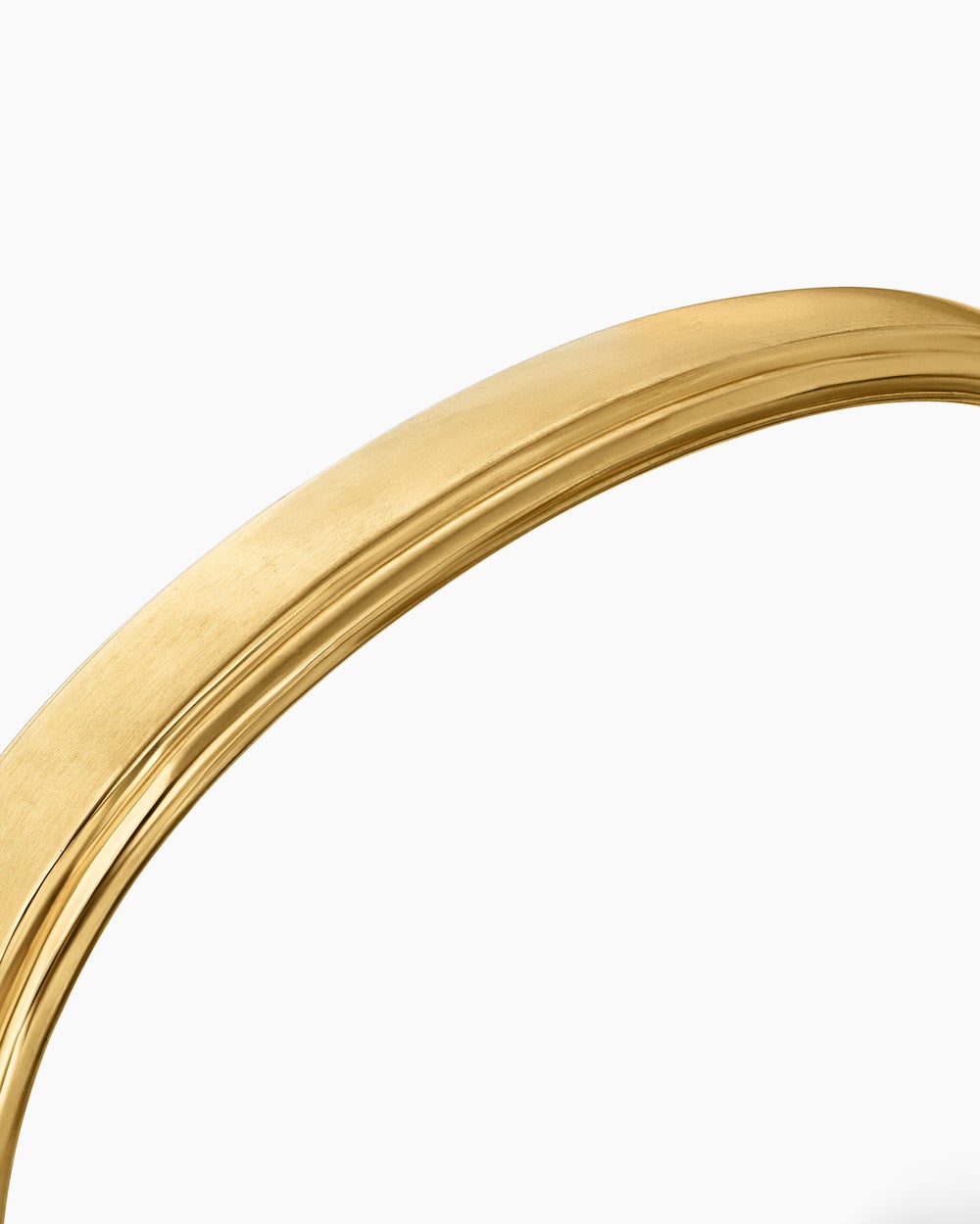Mens Streamline® Bangle Bracelet in 18K Yellow Gold, 9mm