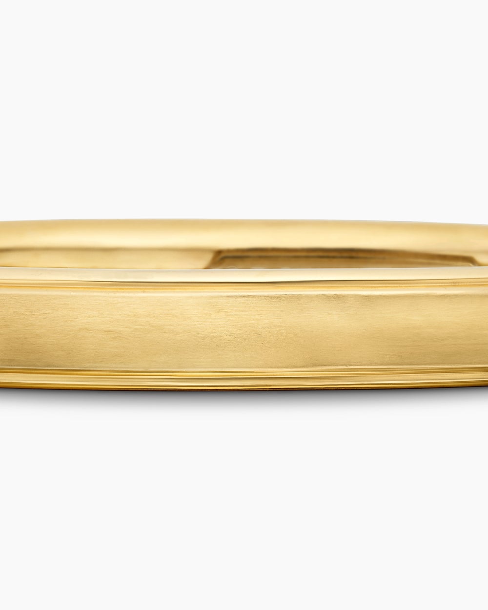 Mens Streamline® Bangle Bracelet in 18K Yellow Gold, 9mm