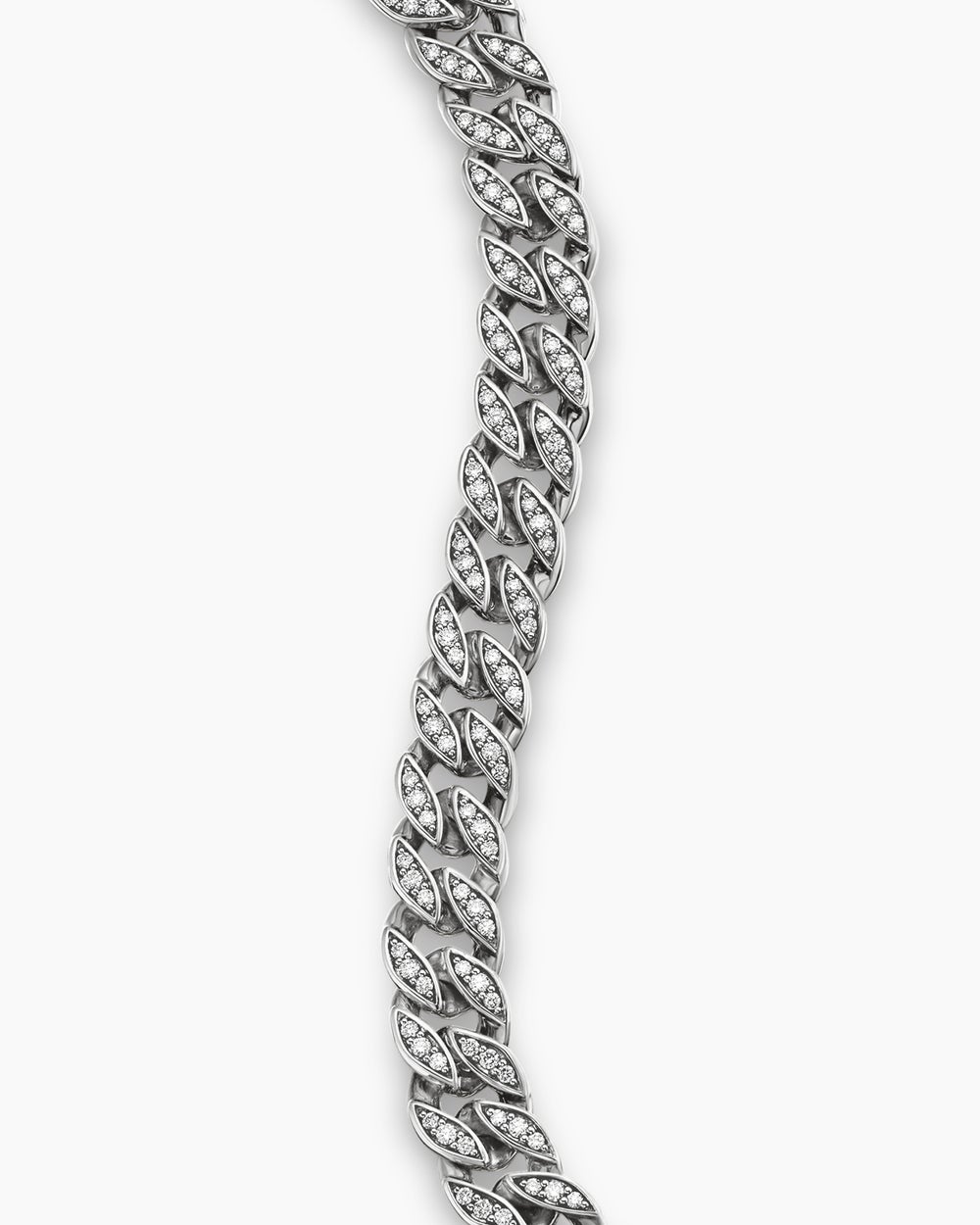 Bracelet Curb Chain en argent sterling, 8 mm hommes