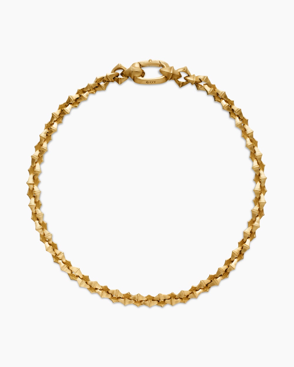 Mens Armory Chain Bracelet in 18K Yellow Gold, 4mm