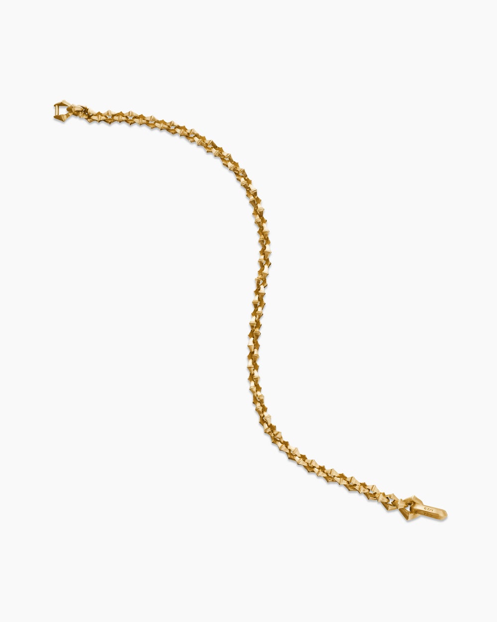 Mens Armory Chain Bracelet in 18K Yellow Gold, 4mm