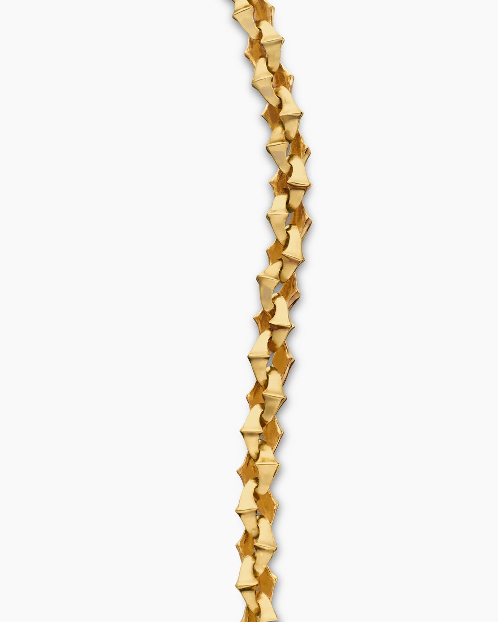 Mens Armory Chain Bracelet in 18K Yellow Gold, 4mm