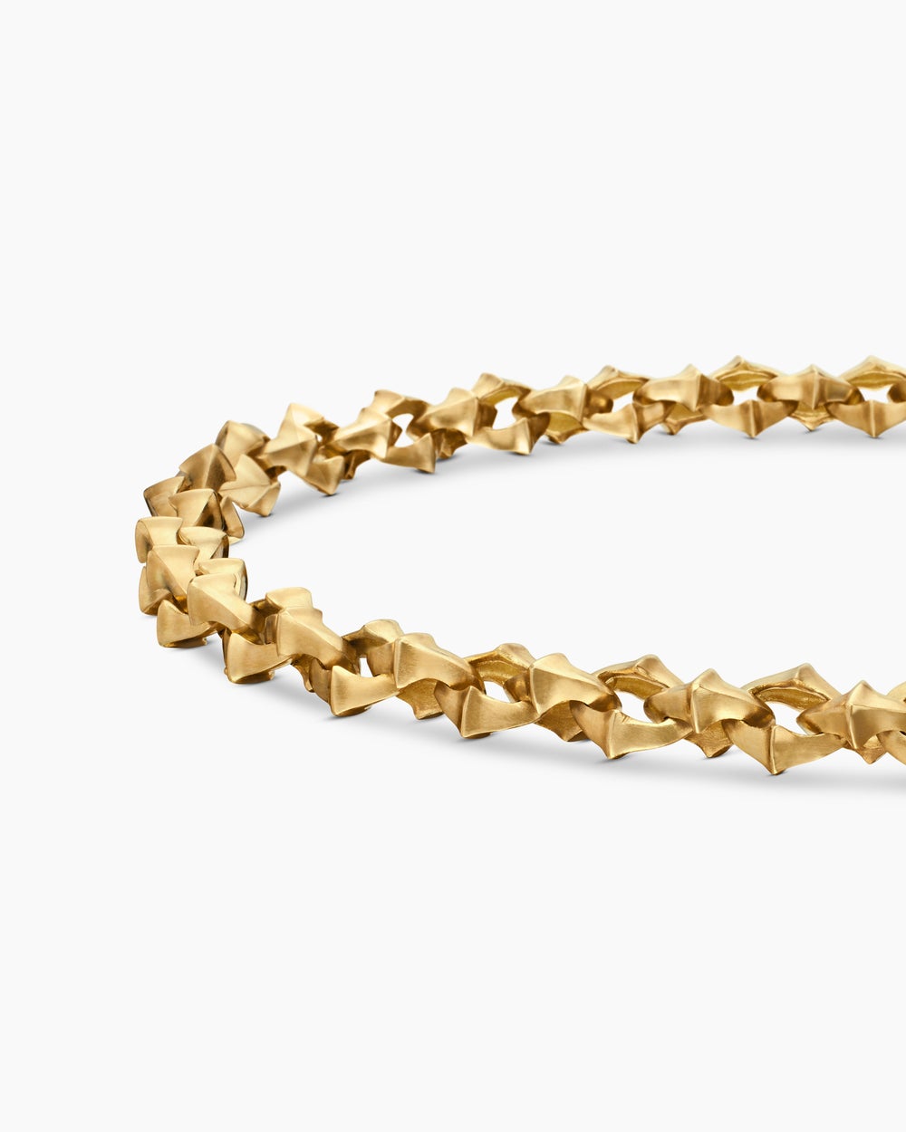 Mens Armory Chain Bracelet in 18K Yellow Gold, 4mm
