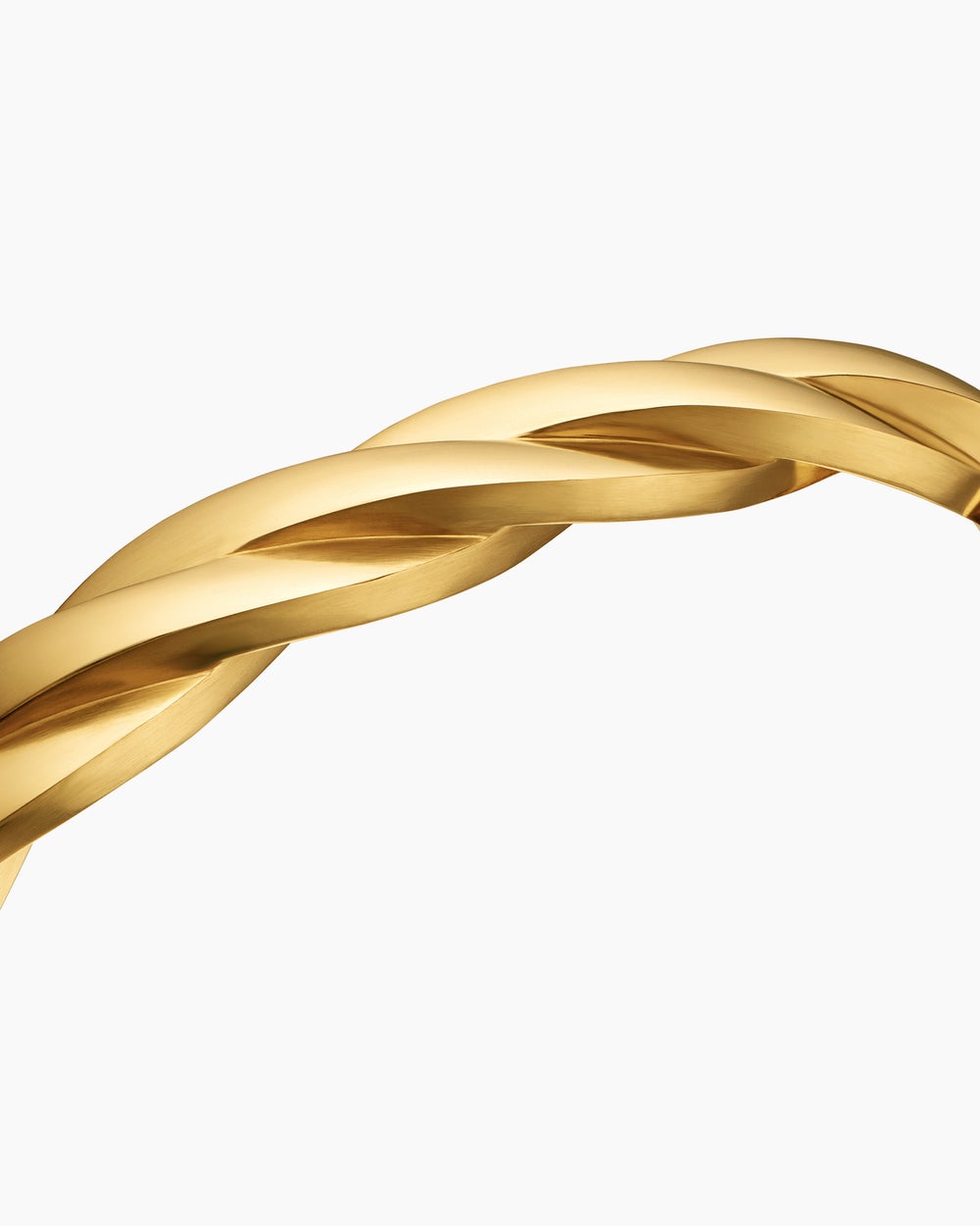 Bracelet manchette DY Helios en or jaune 18 carats, 9 mm homme