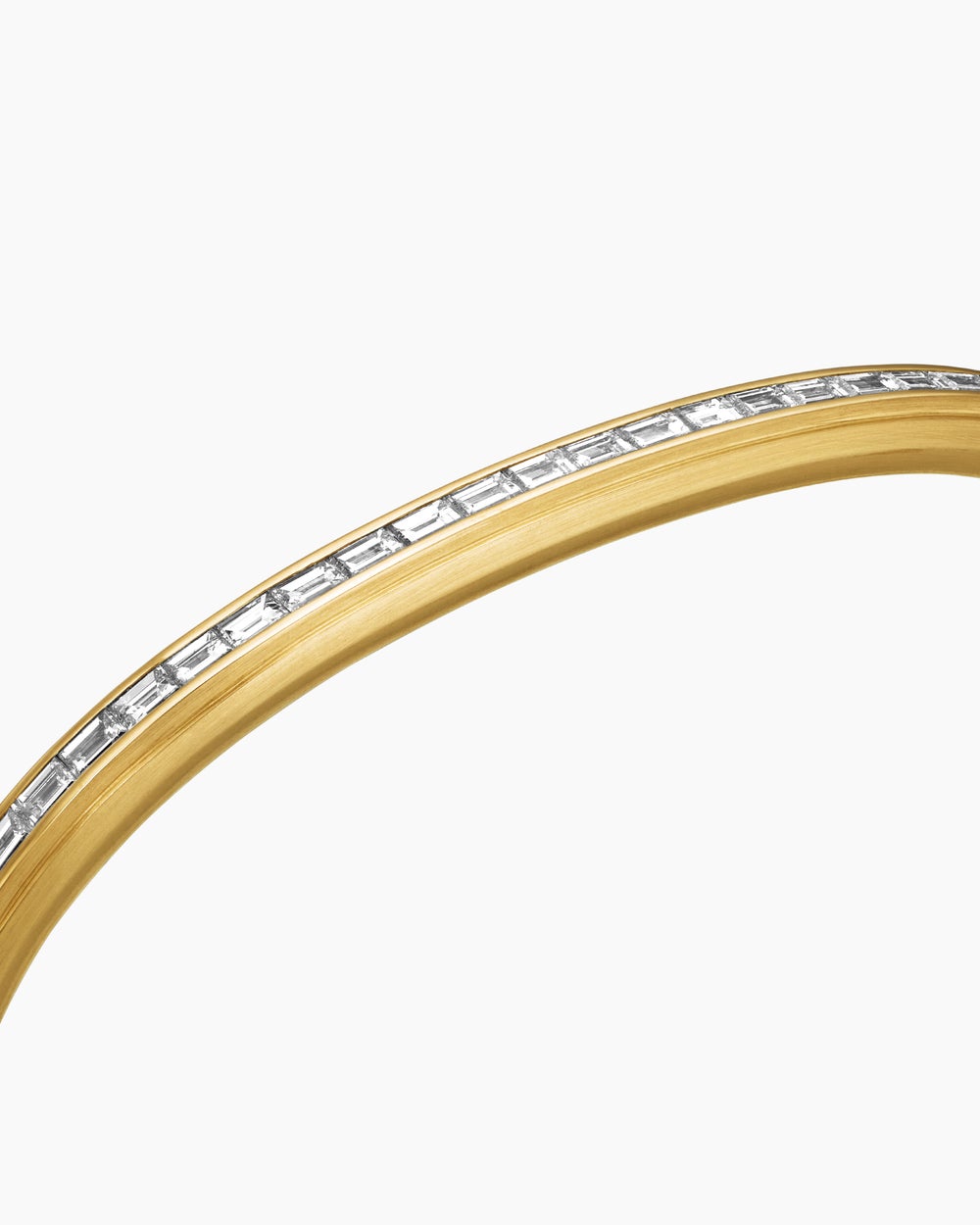 Mens Streamline® Bracelet in 18K Yellow Gold with Diamonds, 4.4mm
