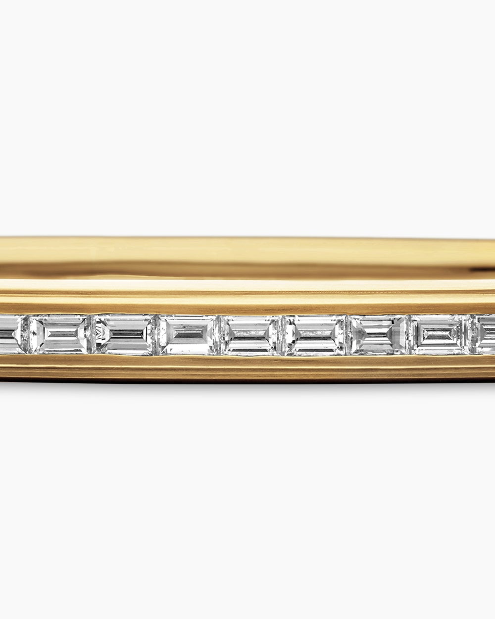 Mens Streamline® Bracelet in 18K Yellow Gold with Diamonds, 4.4mm
