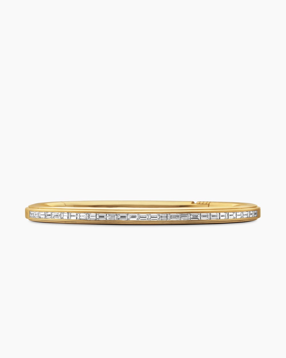 Mens Streamline® Bracelet in 18K Yellow Gold with Diamonds, 4.4mm