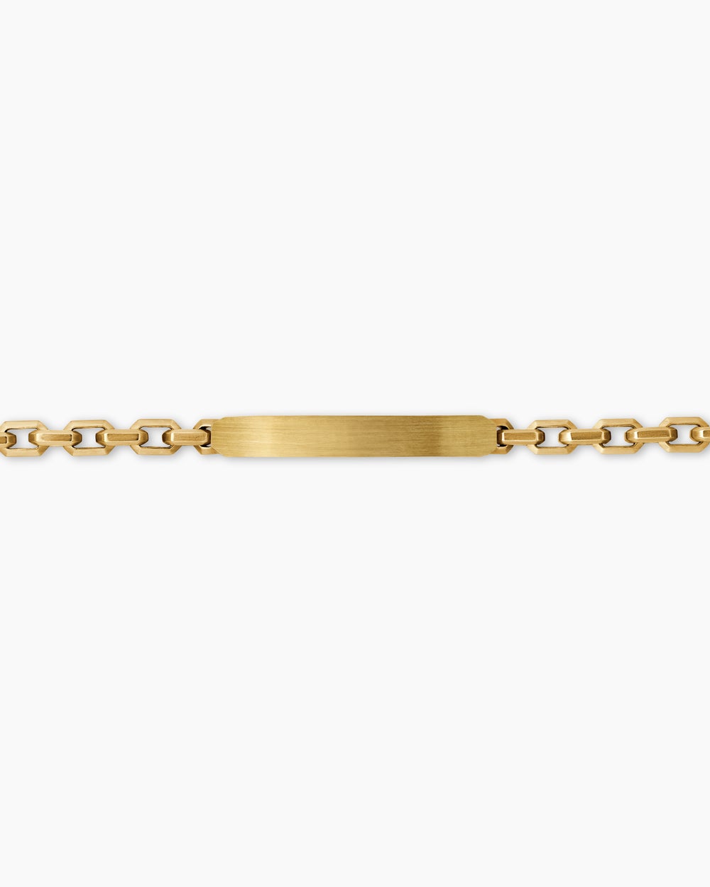 Mens Streamline® ID Bracelet in 18K Yellow Gold, 6.8mm