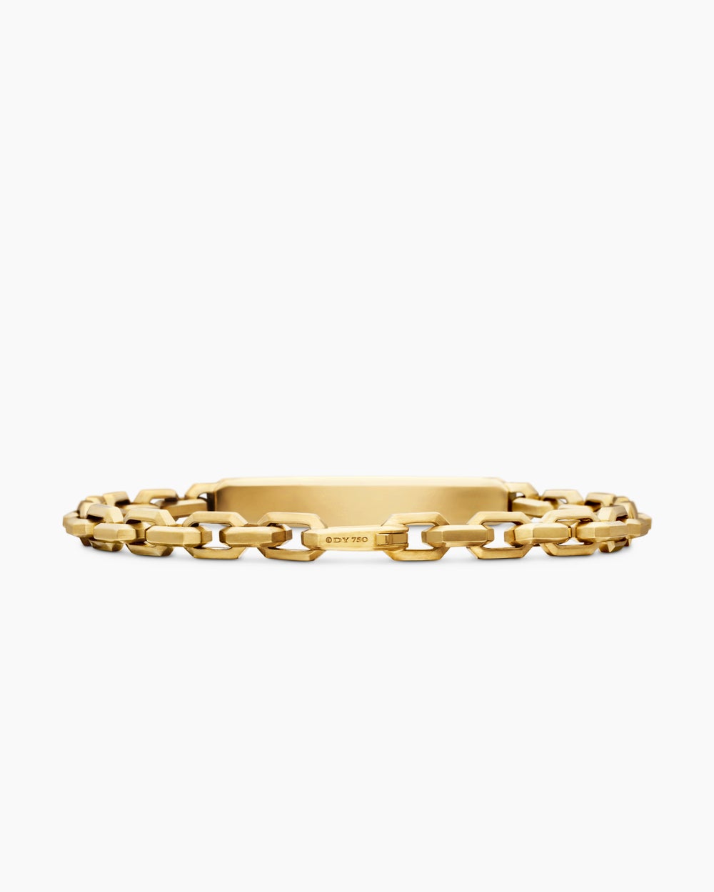 Mens Streamline® ID Bracelet in 18K Yellow Gold, 6.8mm